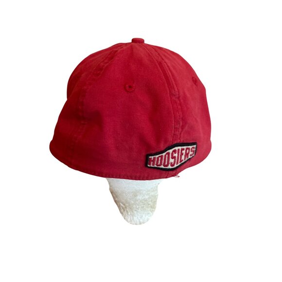 Adidas Red Indiana Hoosiers Adjustable Baseball Cap  Embroidered IU Logo & Text - Picture 3 of 8